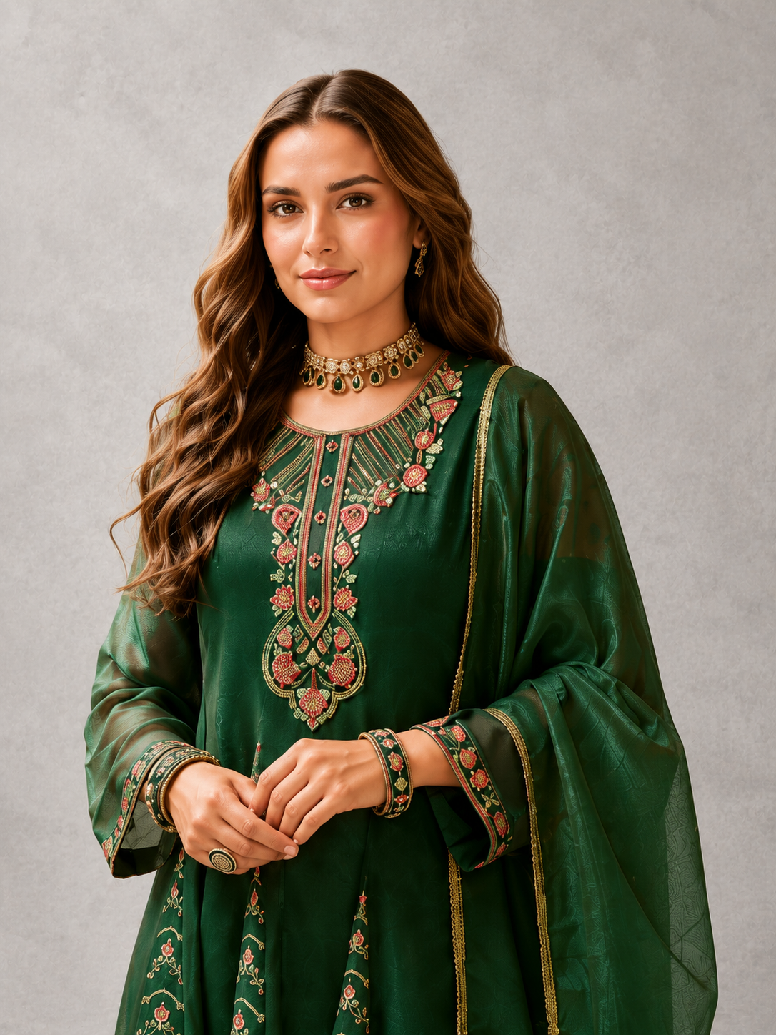 Emerald Kurti Set