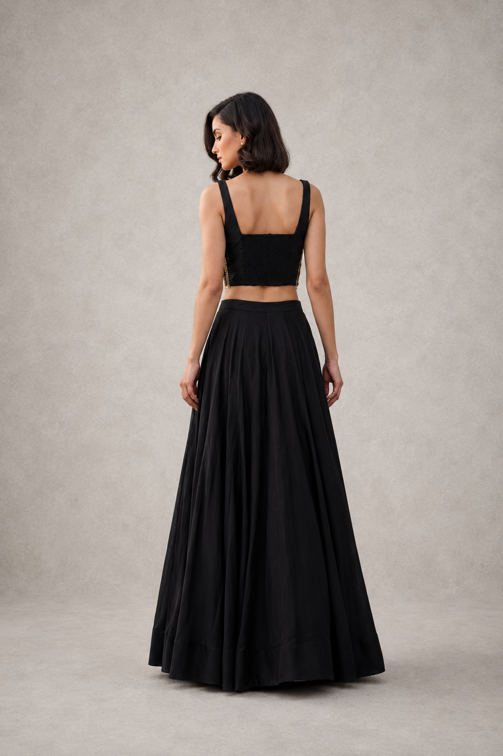 Midnight Stardust Lehenga Set
