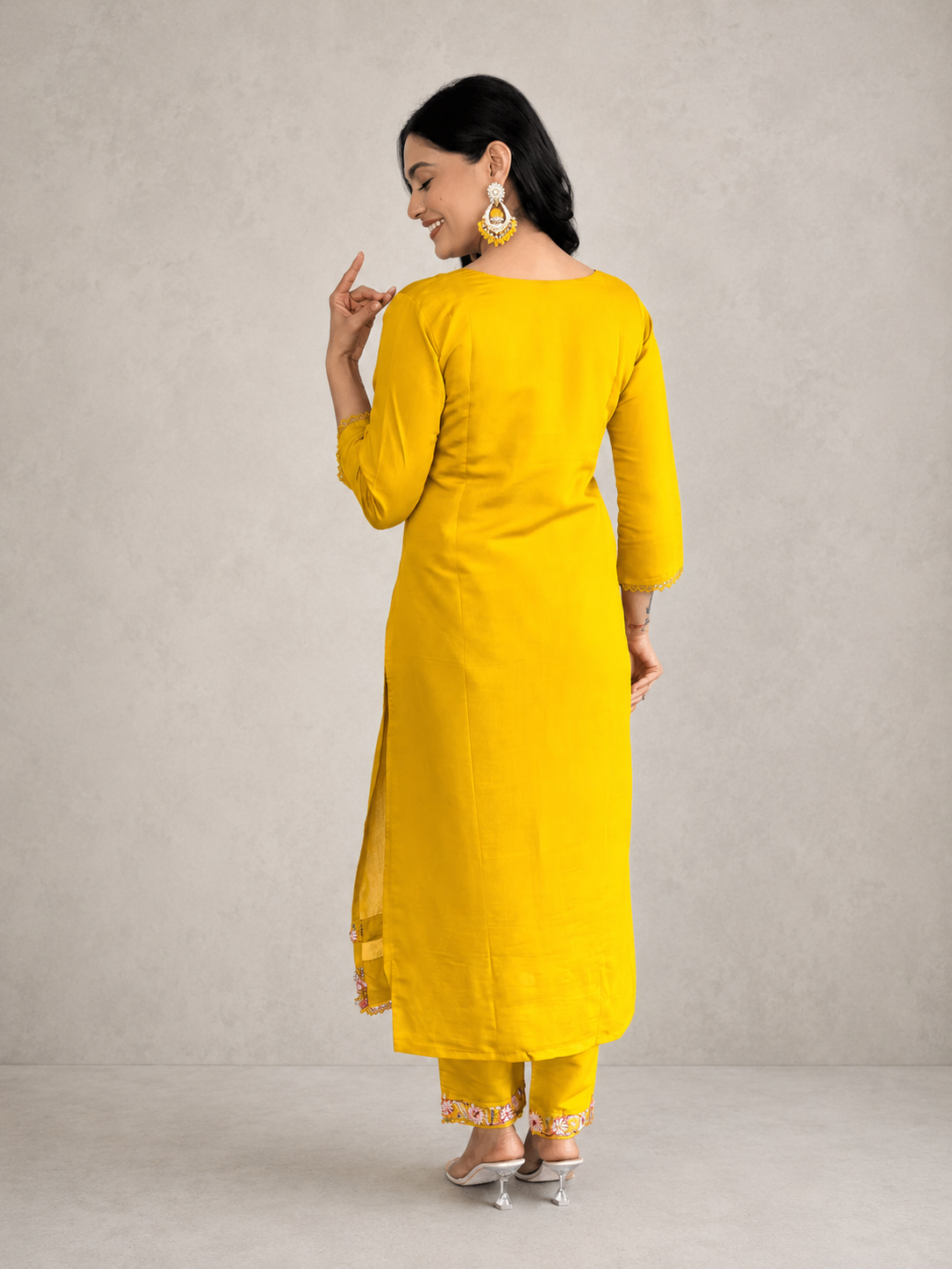 Yellow Kurti Set