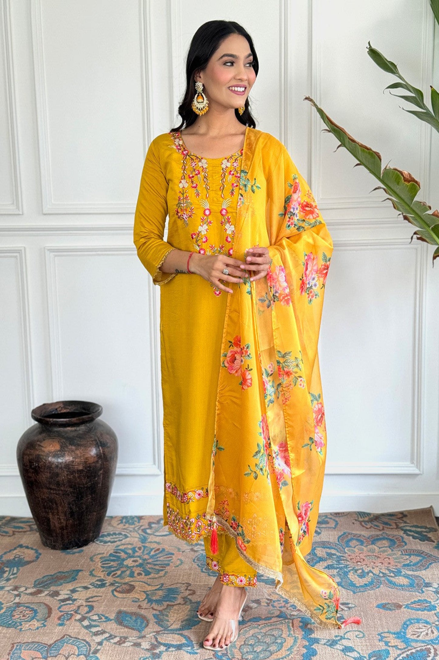 Yellow Kurti Set