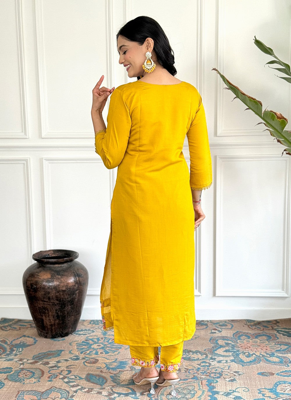 Yellow Kurti Set