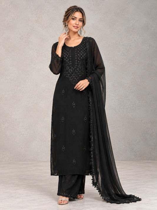 Black Kurti Set