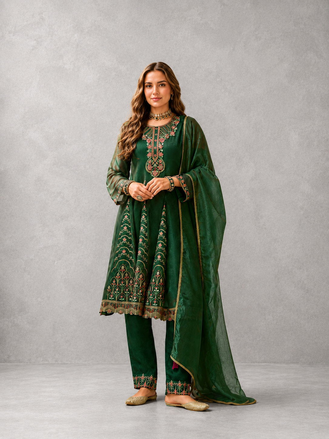 Emerald Kurti Set