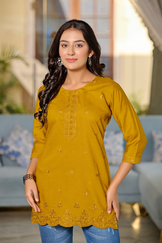 Yellow Kurti