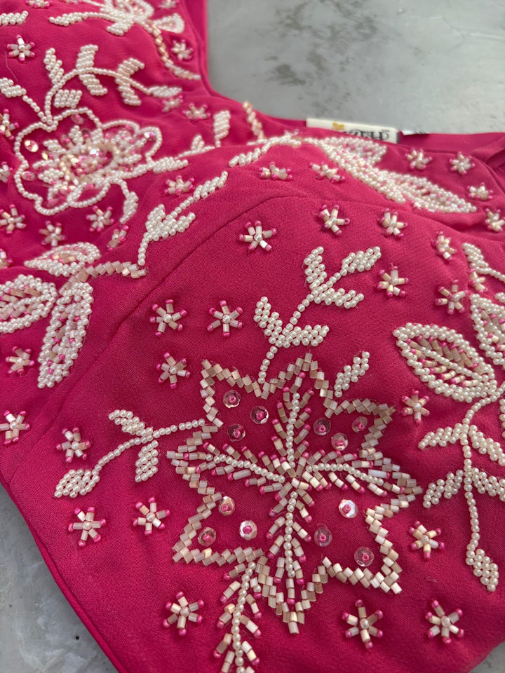 Pink Indo-Western Palazzo Suit